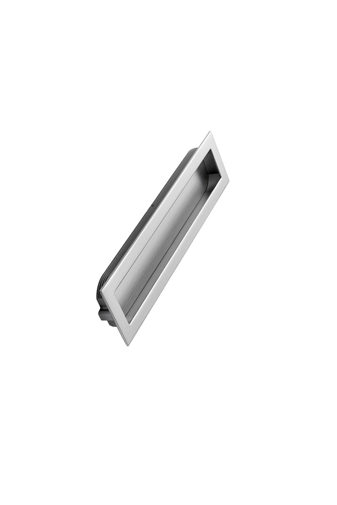 Furnipart - Inn - greb i Zink Inox look CC192mm L202mm B50mm H14mm